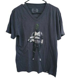 Brewheads Star Wars Parody T-Shirt Mens Size Medium Gray V Neck Short Sleeve